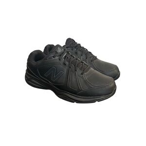 New Balance Men’s 409 MX409AB3 Black Leather Cross Training Sneakers Size 12